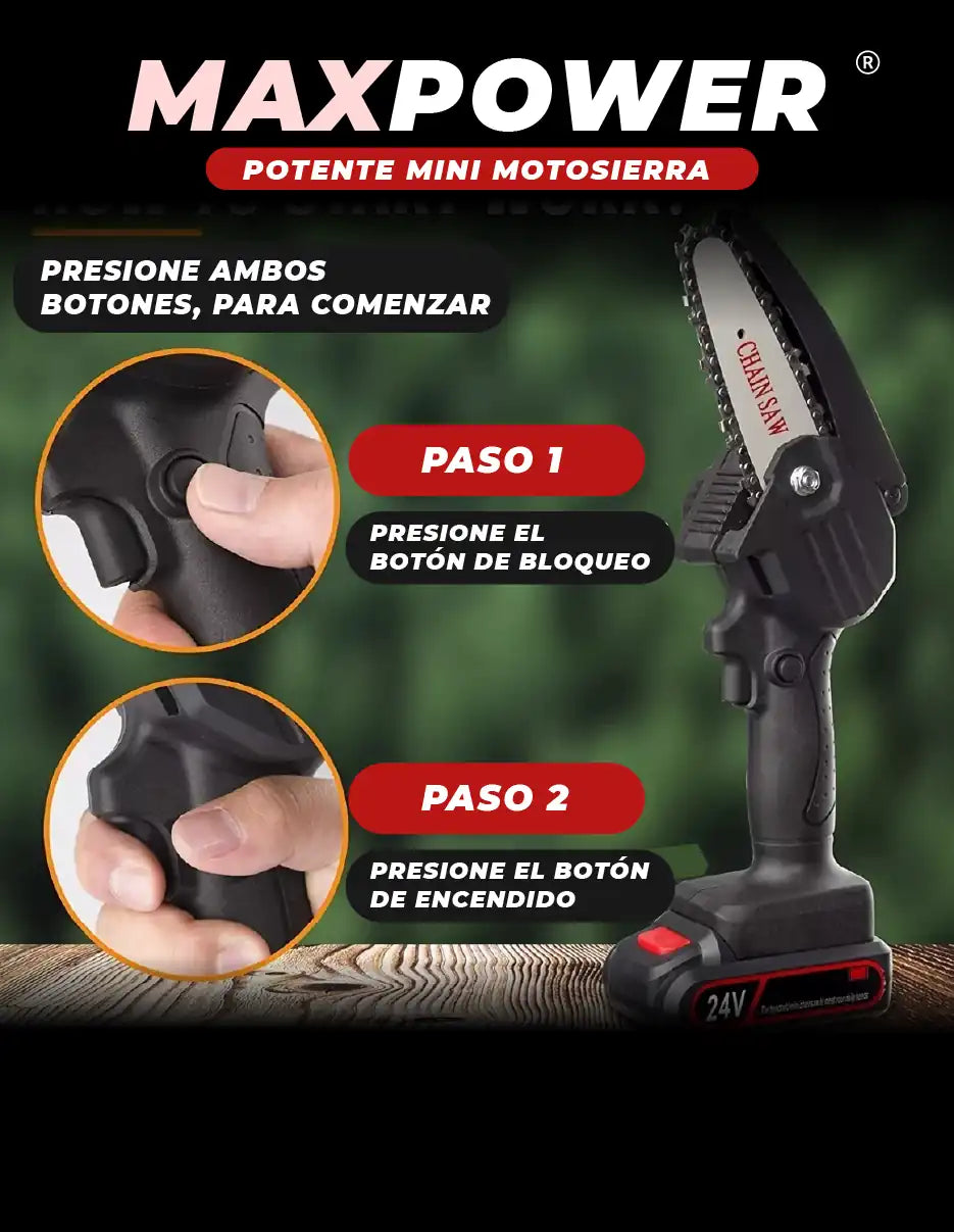 MINI SIERRA ELECTRICA MAXPOWER [PV1-WHATSAPP-CENTRALMARKETPLUS]